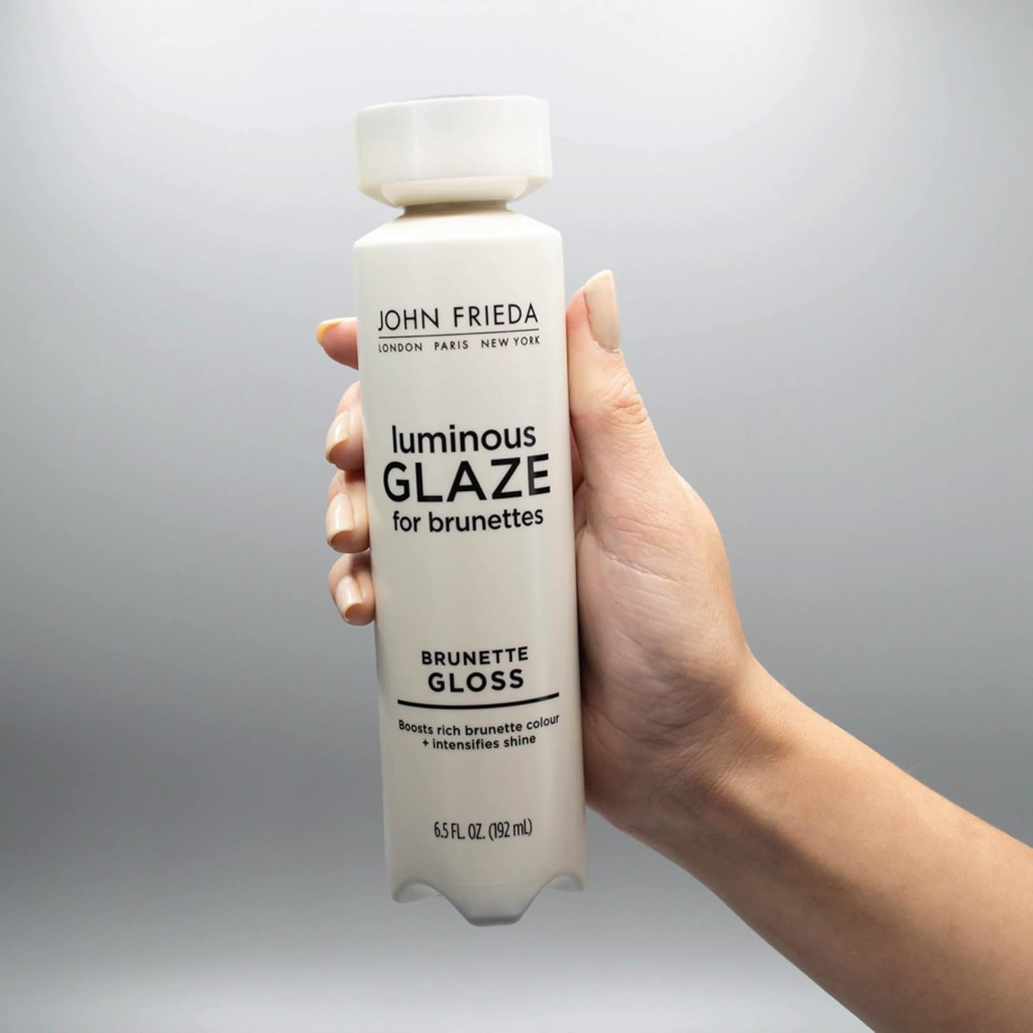 John Frieda Brilliant Brunette Luminous Glaze, Colour Enhancing Glaze, Designed to Fill Damaged Areas for Smooth, Glossy Brown Color, 6.5 Ounce (Packaging May Vary) image number 3