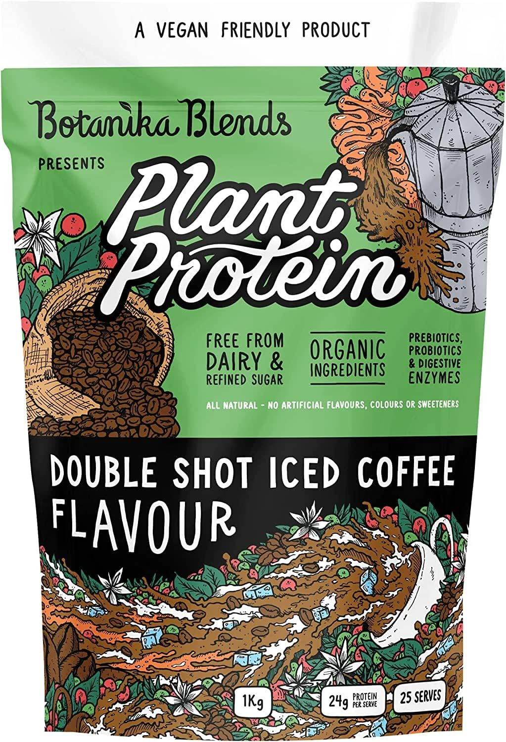Botanika Blends Oh My Apple Pie Flavor Plant Protein 1 Kg image number 1