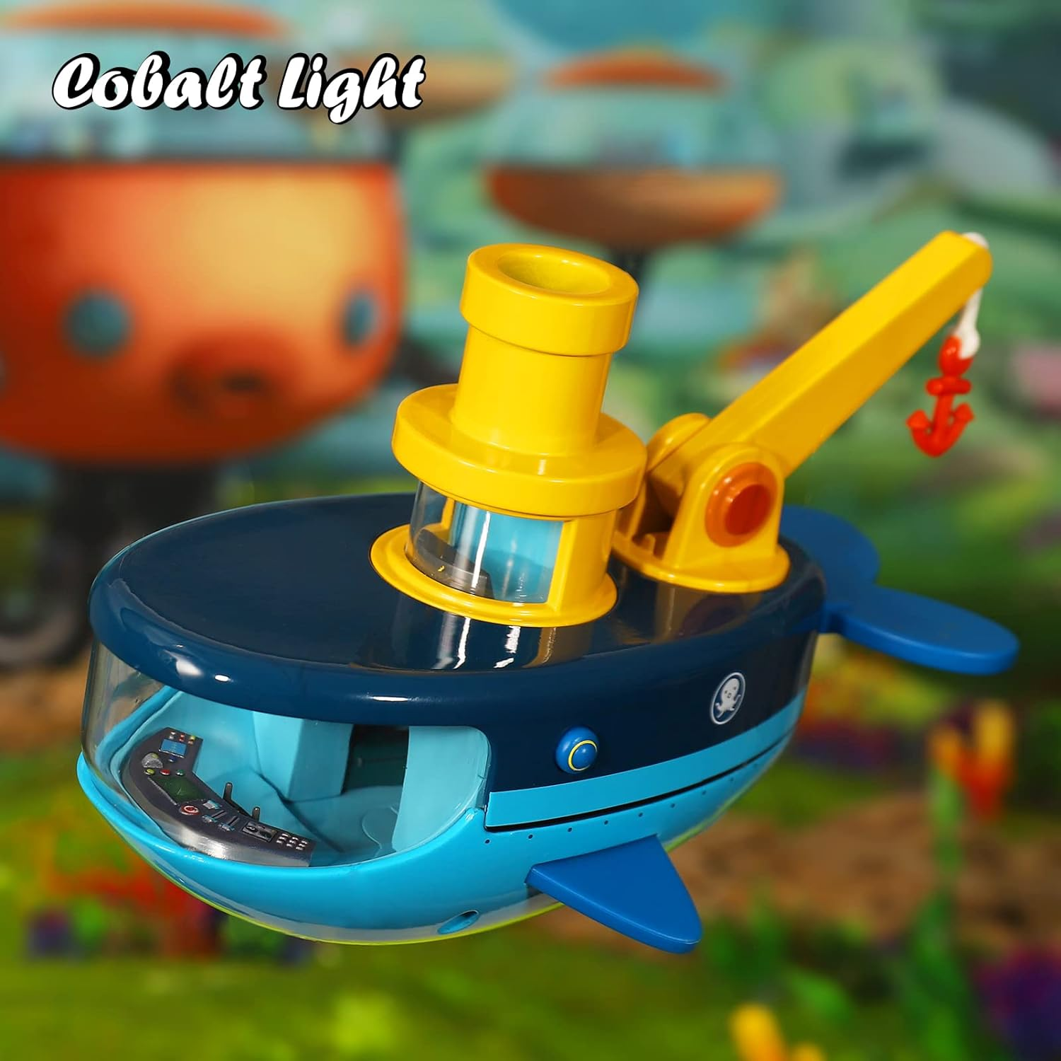 Cobalt Light GUP C Toy Compatible with Octonauts Toys, Oct GUP Metal Vehicle Rescue Ship Octopod Castle Barnacles Kwazii Shellington Tweak Dashi Peso Birthday Gifts for Kids image number 5