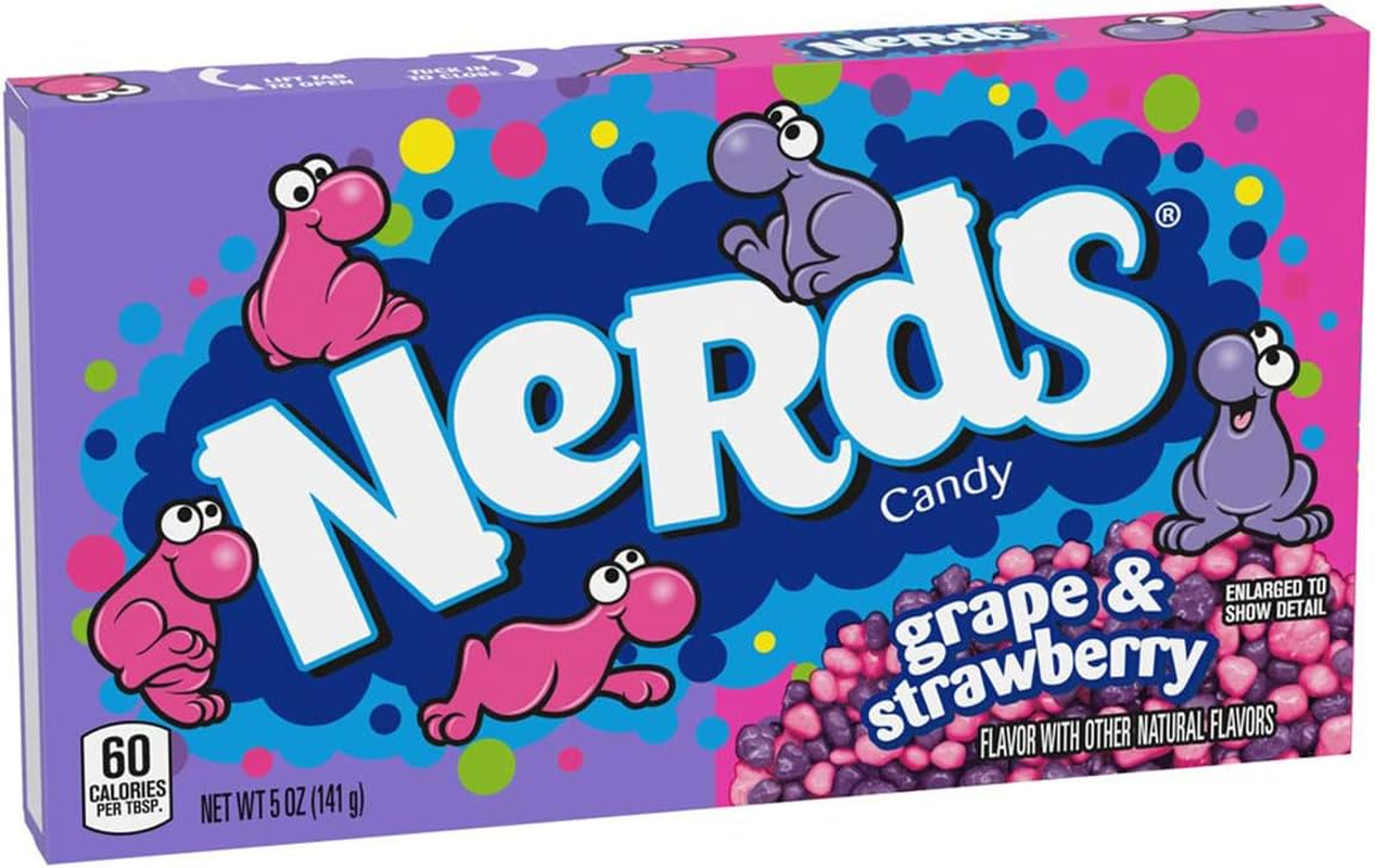 Nerds Candy Strawberry and Grape141G Theatre Box - 2 Pack image number 4