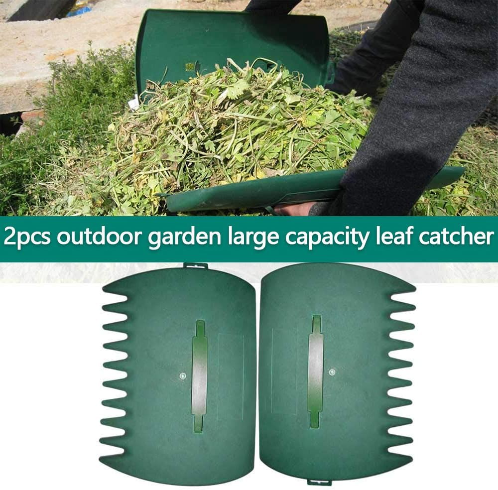 2-Pack Handheld Leaf Grabbers, Plastic Garden Rake Tools for Yard Cleanup, Lawn and Garden Hand Rakes for Collecting Leaves, Grass and Yard Debris image number 4