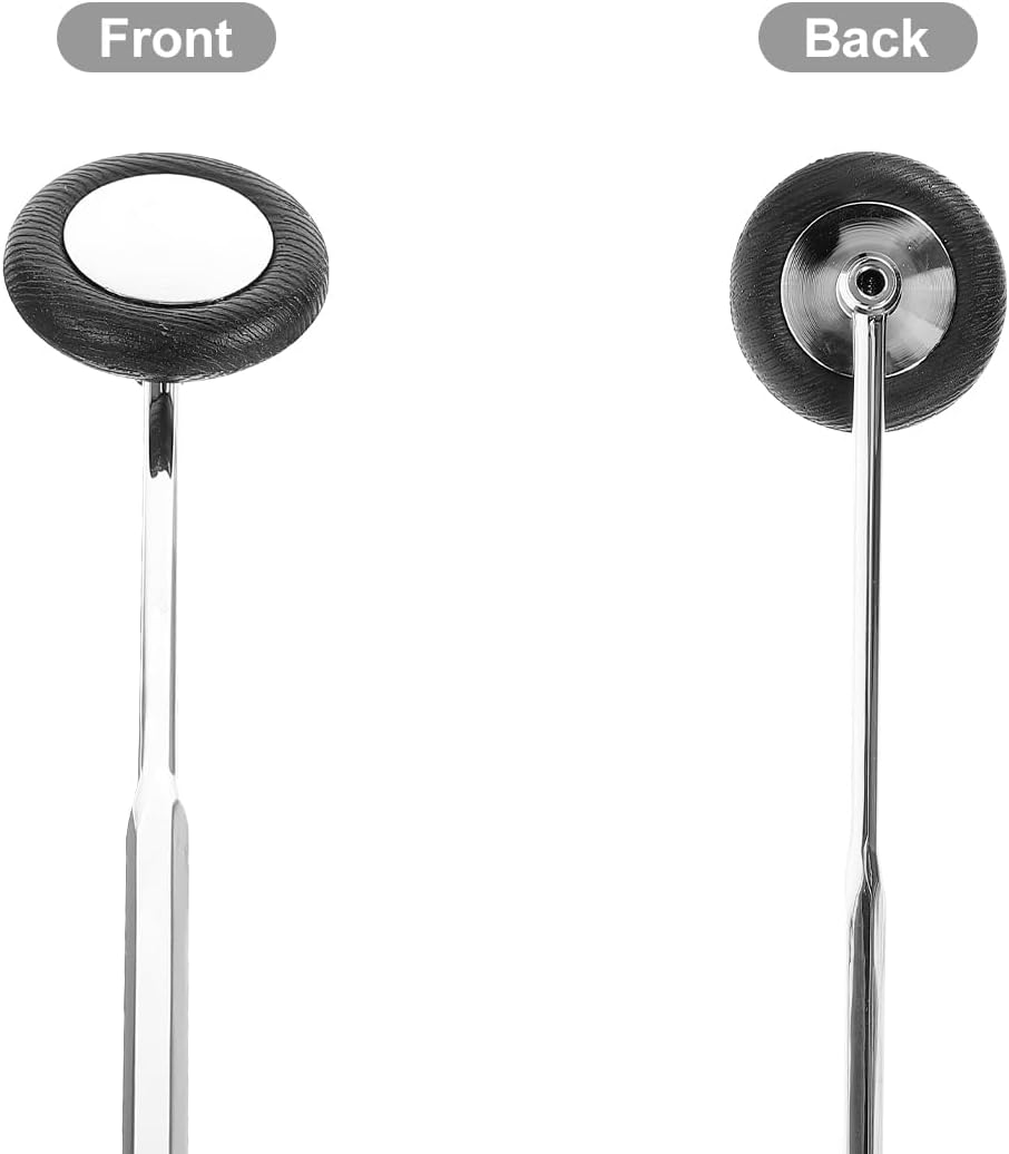 Beavorty Neurological Reflex Hammer - round Shaped Medical Hammer for Diagnostic Testing Multi-Functional Percussion Tool for and Medical Students Black image number 6