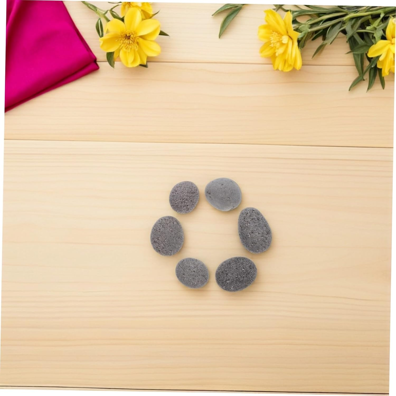 TOYANDONA Natural Volcanic Lava Rocks for Fire Pit and Gas Grill 1Kg Pack 5-8Cm Fireplace Stones for Outdoor Fire Pits and Indoor Gas Fireplaces image number 3