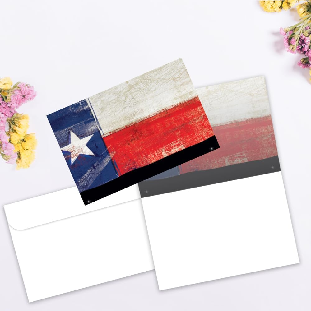 Tree-Free Greetings Econotes 12 Count Texas Flag All Occasion Notecard Set with Envelopes, 4 X 6 Inches (FS56284) image number 5