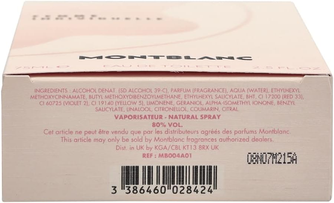 Mont Blanc Individuelle Femme Eau De Toilette Spray 75Ml image number 4