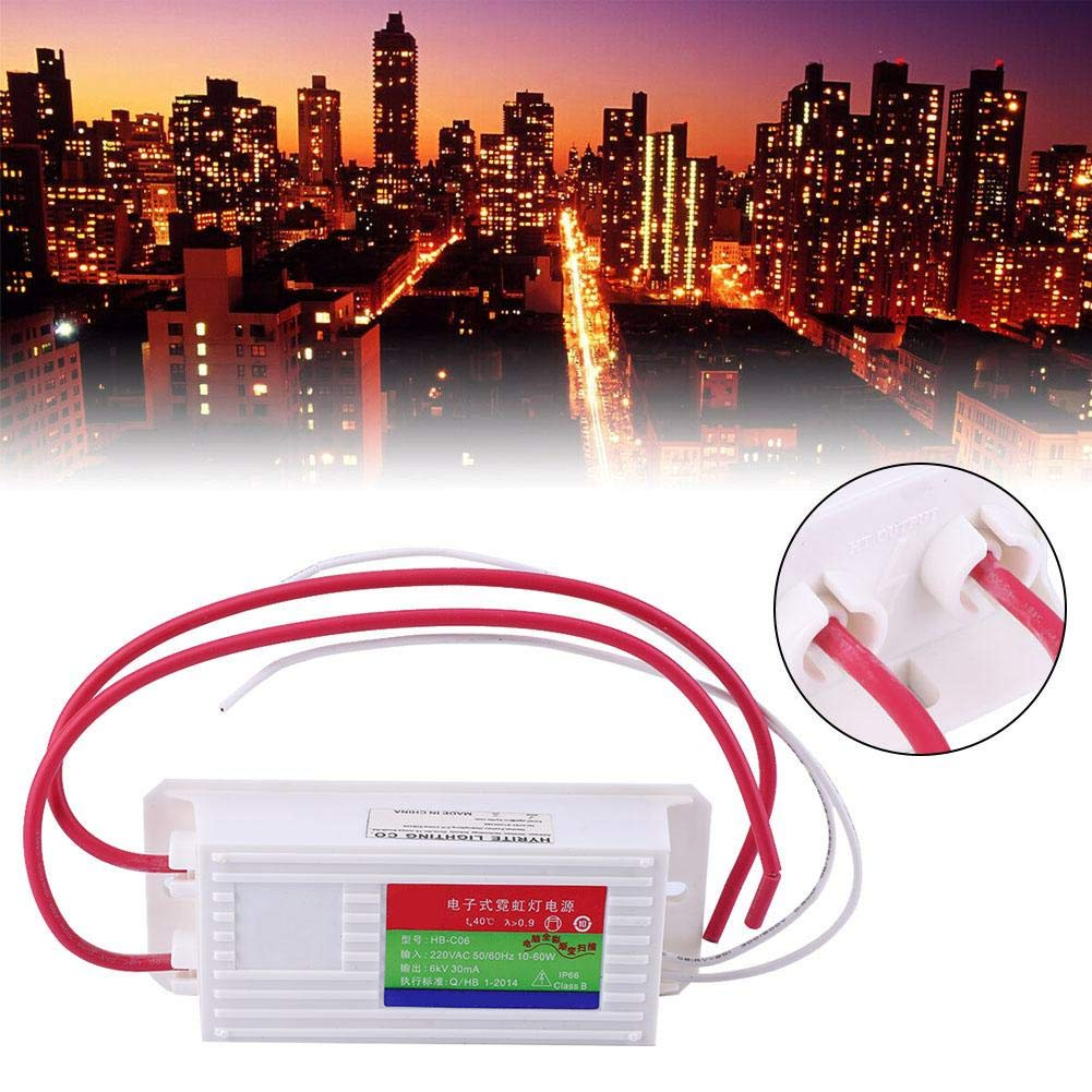 Spacnana Neon Light Electronic Transformer, 6KV 30Ma AC Input, IP66, for Outdoor Use image number 4