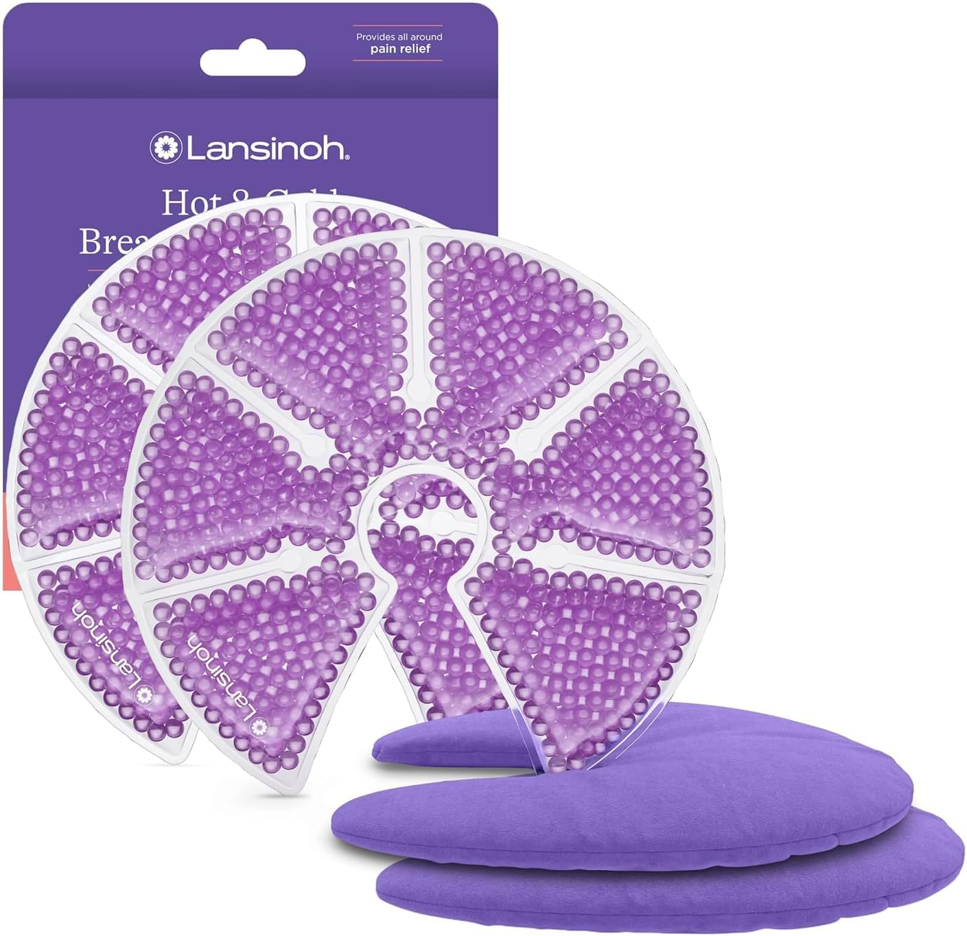 Lansinoh THERA Pearl 3-In-1 Hot or Cold Breast Therapy 2 Pack image number 3