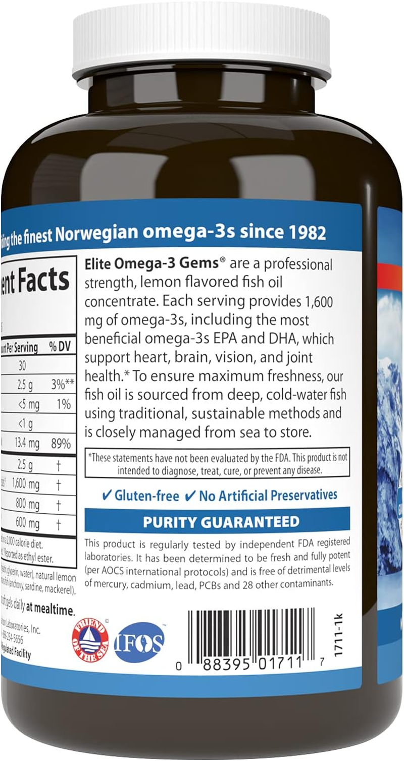 Carlson Carlson Elite Omega-3 Gems 90 Sg image number 2