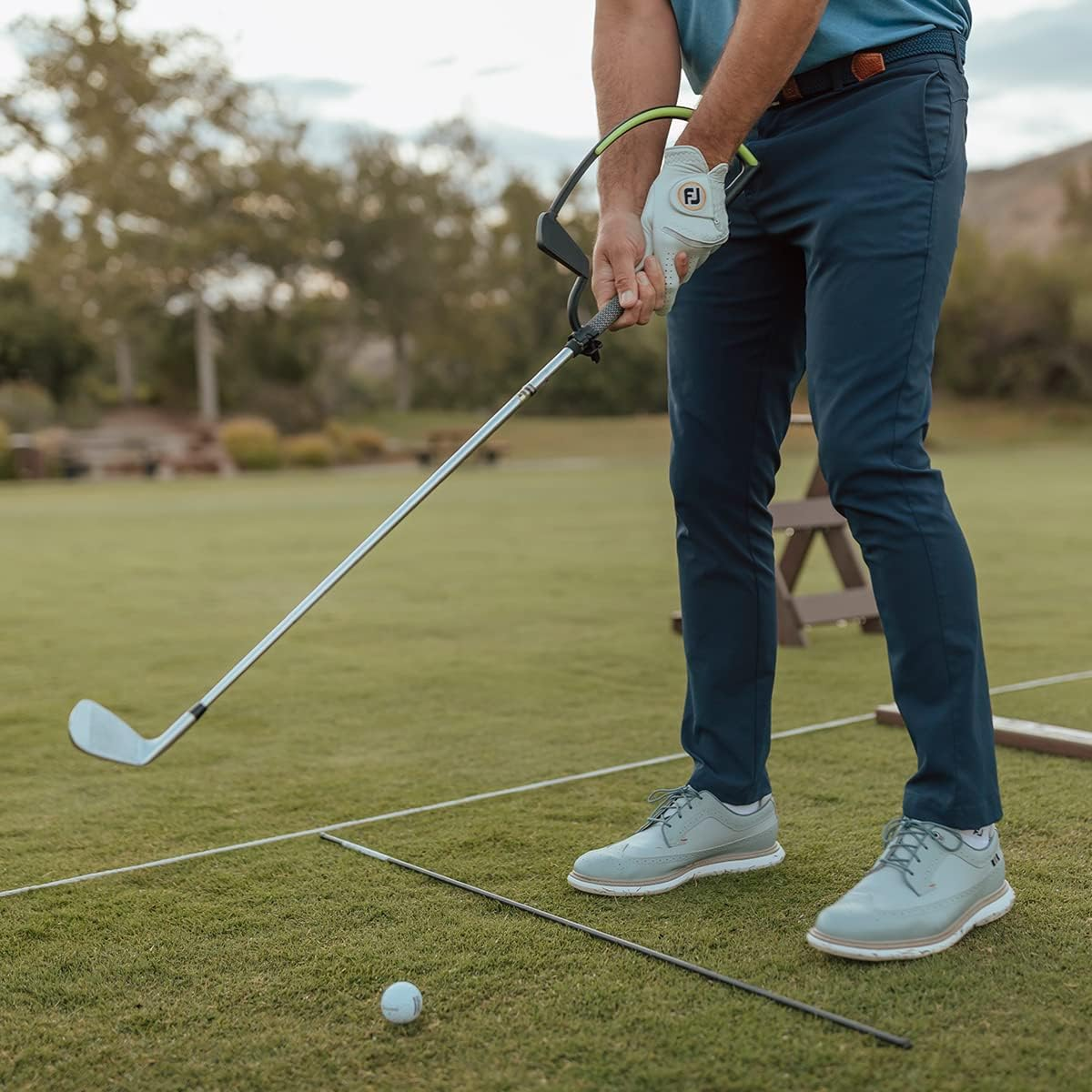 Thehanger Golf Training Aid, Golf Swing Aid Helps with Clubface Awareness, Swing Plane, and Proper Impact image number 3