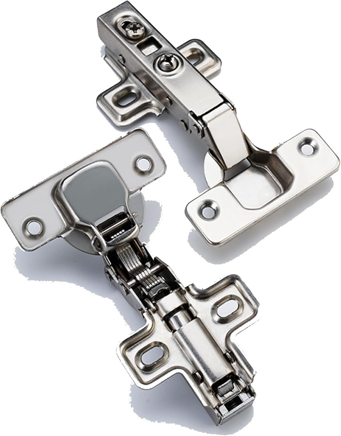 Soft Close Hinge, Cabinet Door Hinges with Gas Lift, 105&deg; Opening Angle, Pot Hinge Diameter 35 Mm,Concealed Kitchen Cabinet Hinges with Screws (2 Pieces) image number 2