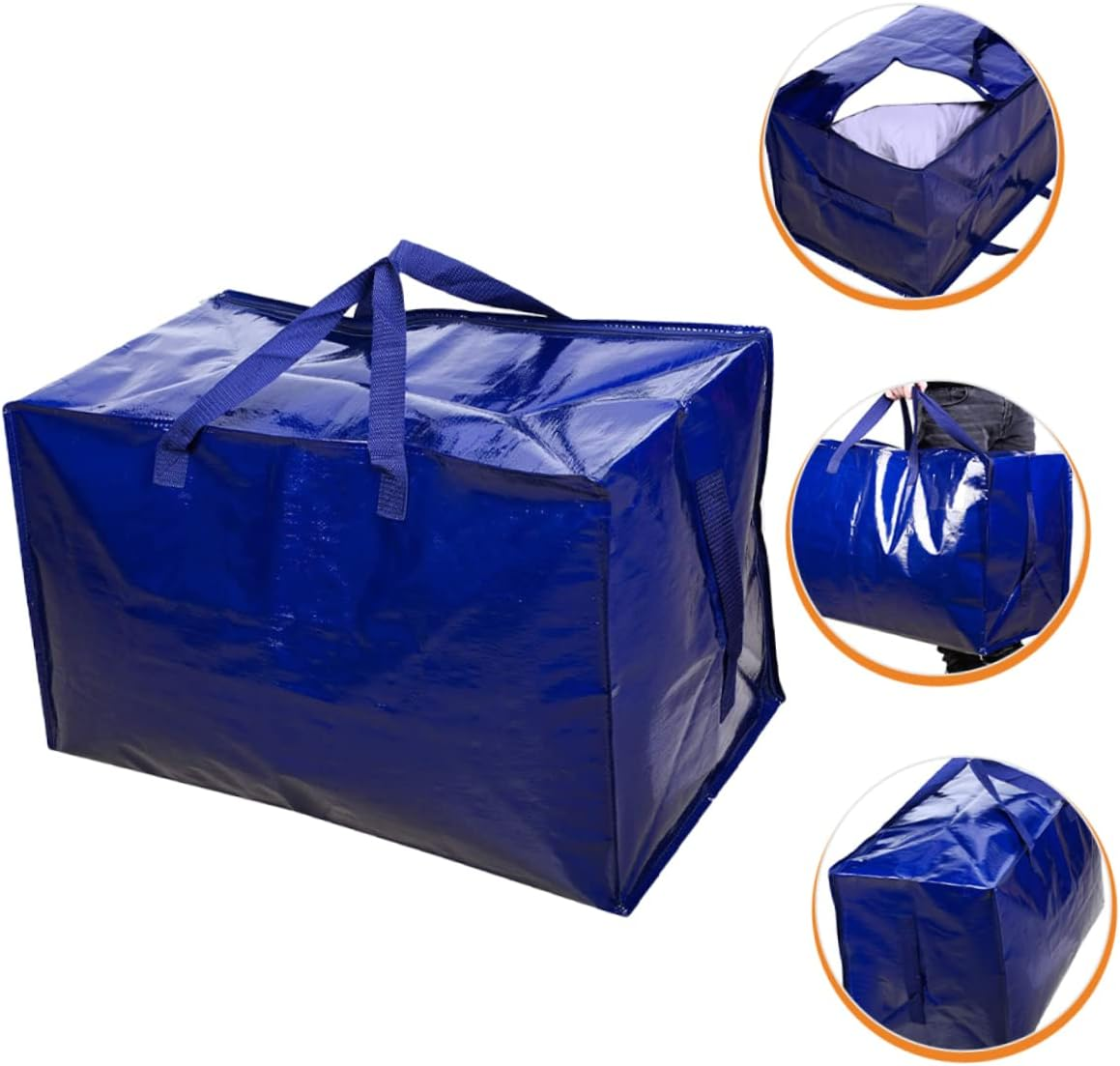 BUGUUYO Large Moving Bag Packing Bag for Clothes Bedding for Travel Moving Supplies Pp Coating