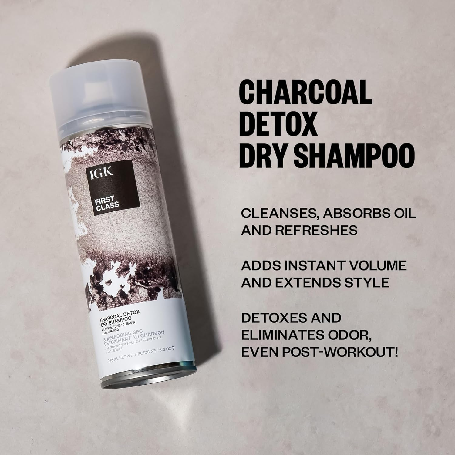 IGK First Class Dry Shampoo 288Ml image number 4