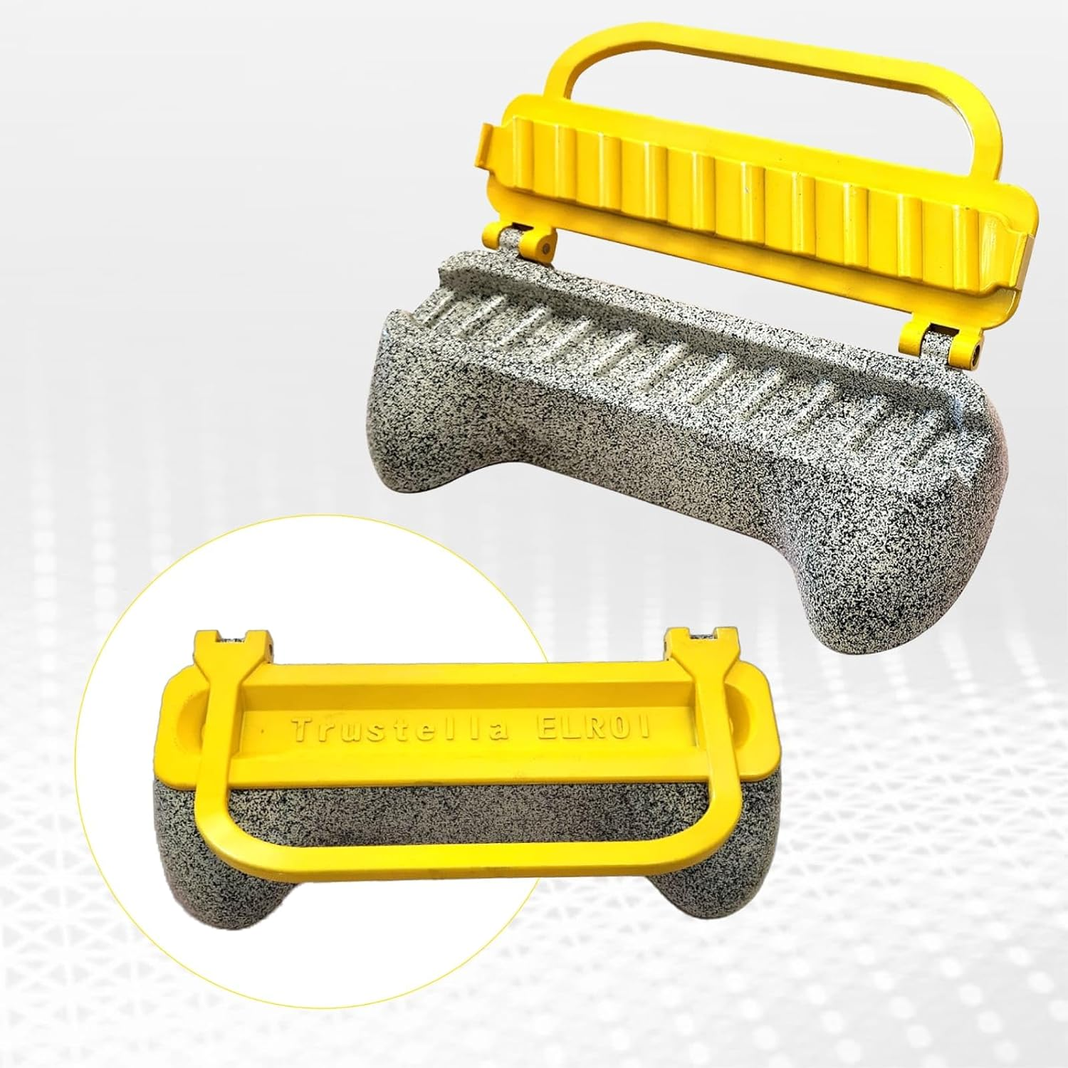 Premium Aluminum Trustella Kebab Maker | Create Flawless, Professional Skewers | Heavy-Duty, Non-Stick, Food Grade Teflon Coating, Easy Clean | the Ultimate BBQ Companion for Home Chefs (Yellow) image number 4