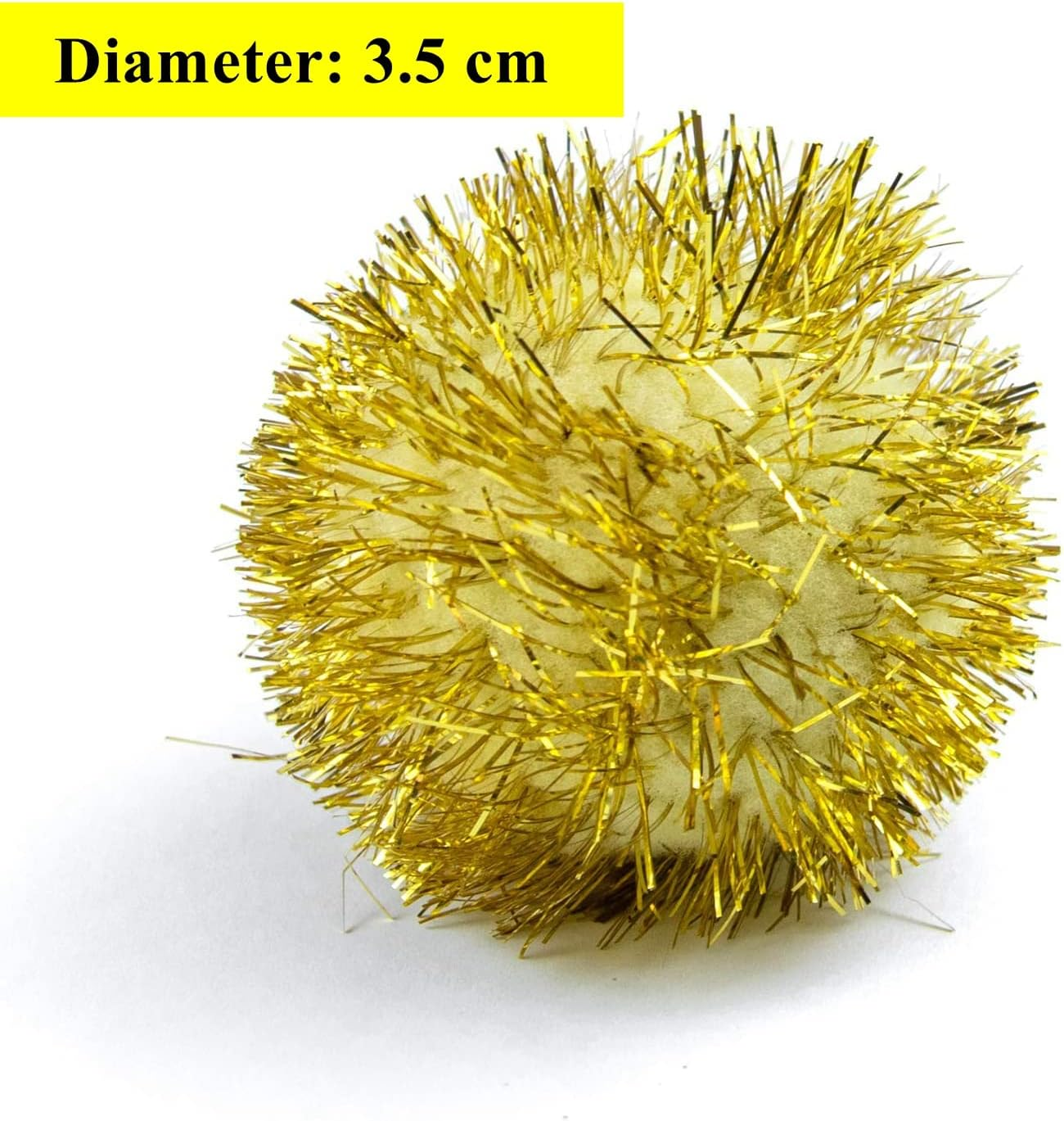 10 Pieces Cat Sparkle Balls Assorted Colour Sparkle Balls Cat Toy Balls Island Balls Cat Pom Balls Cat Toys Puff Balls Glitter Balls for Cat Kittens image number 5