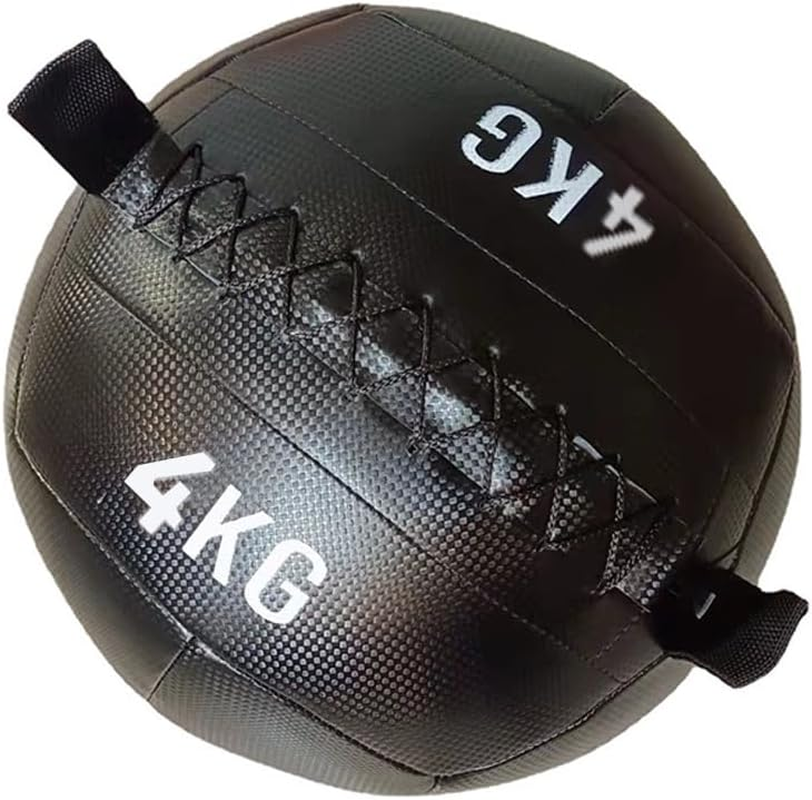 AIMALL Non-Elastic PU Medicine Ball for Balance and Stability, Soft Squat Wall Ball for Strength Training Workouts, Available in 2.2 to 11 Lbs Sizes image number 6