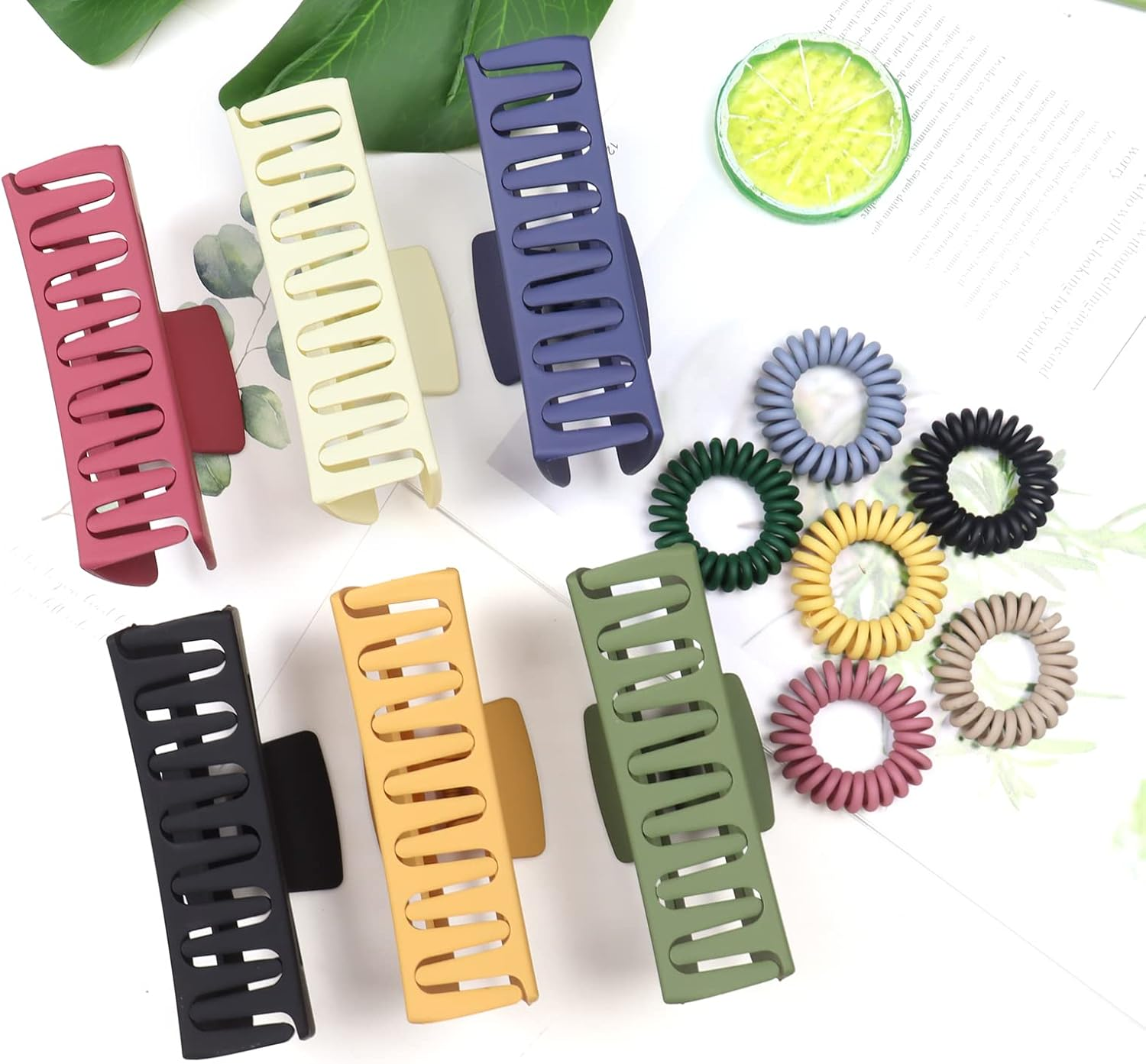 Kavya Hair Claw Large Thick Hair Clips Large Non-Slip Hair Clip Rectangular Hair Clips Women 11 Cm Hair Clip Hair Accessories