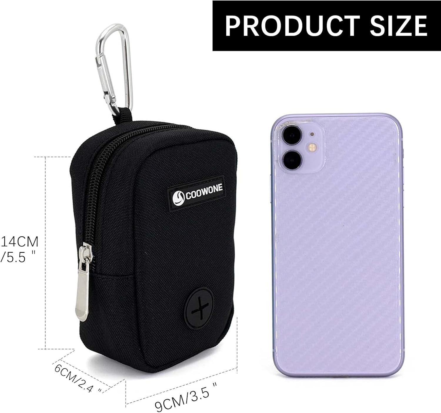 Dog Treat Pouch Dog Poop Bag Holder for Leashes, Pets Snack Container with Inner Mesh Bag, Puppy Supplies Perfect for Training and Walking - Hands Free Dog Waste Bag Dispenser -Dog Travel Accessories image number 6