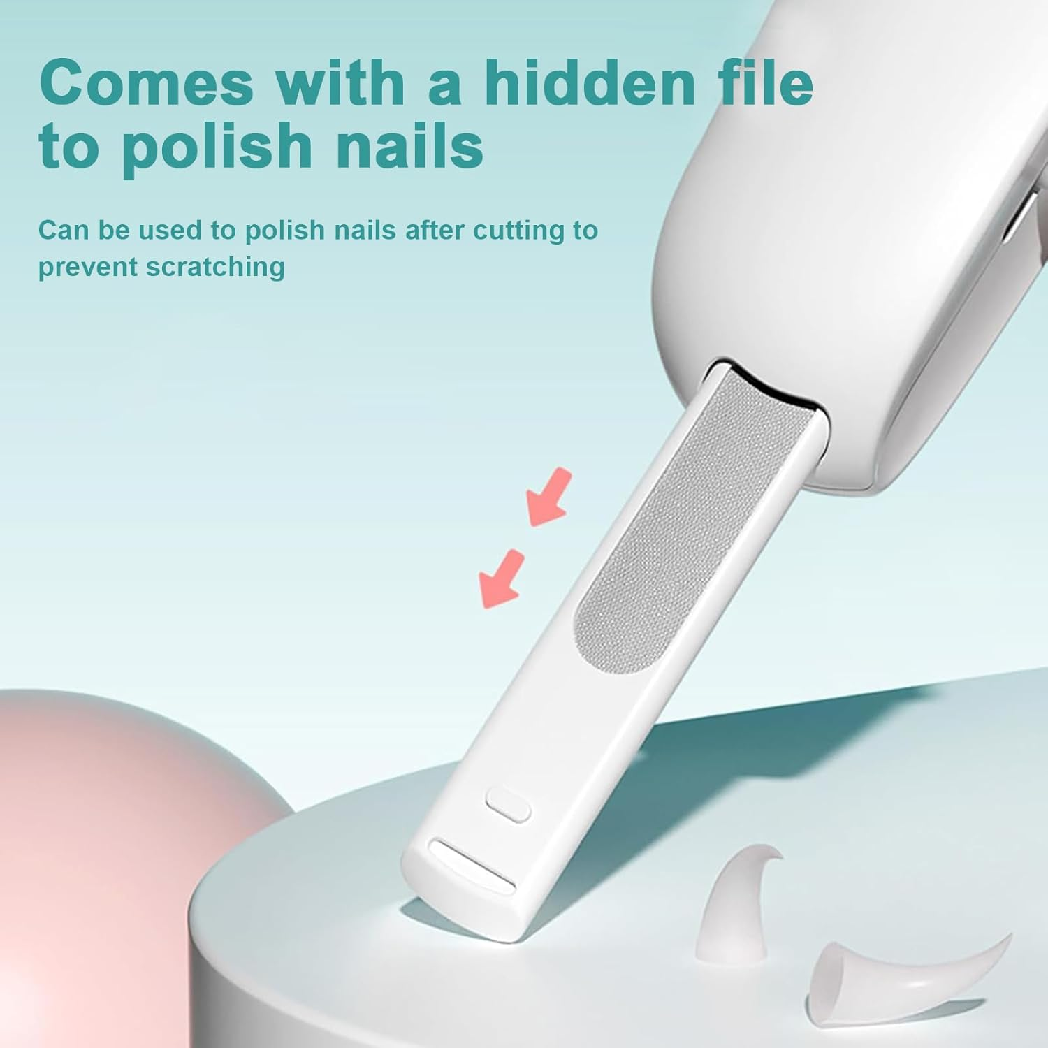 Tuoyi Cat Nail Clipper with Adjustable Aperture, Small Dog Nail Trimmer with 4 Gears & Nail File for Dogs and Cats，Prevent Pet Nails from Cracking image number 1