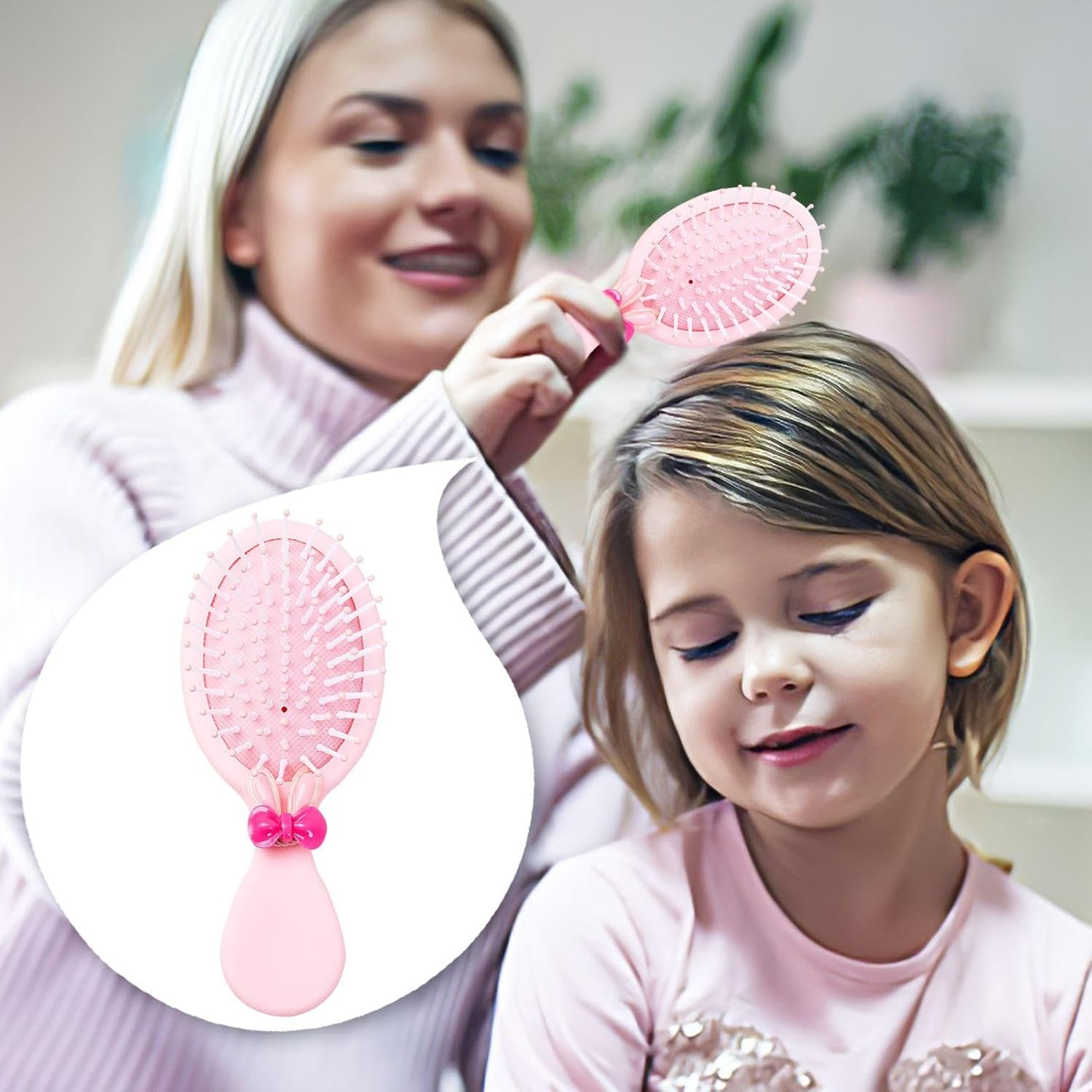 3 Pieces Hair Ropes Air Cushion Comb, Mini Air Cushion Comb, Cute Comb, Massage Comb, Portable Comb image number 5