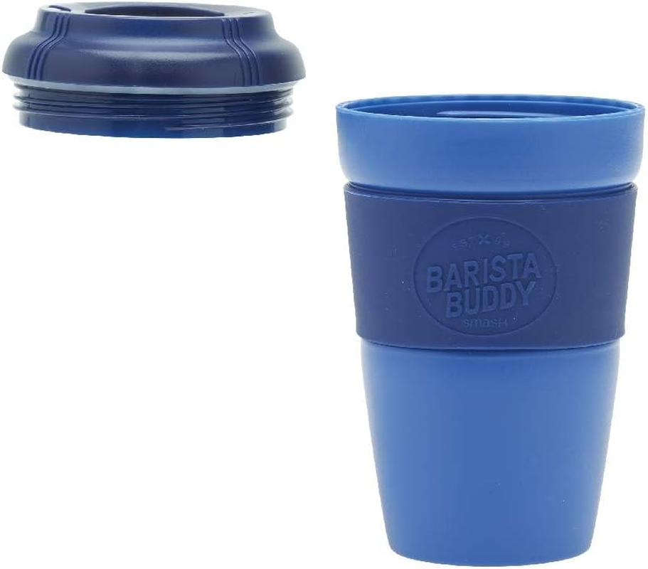 Smash Barista Buddy Reusable Coffee Cup 390Ml Blue