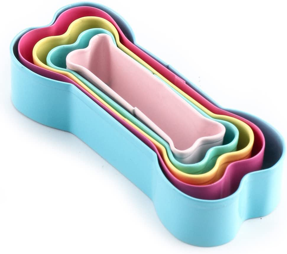 Cookie Cutters Dog Bone Shape Set Stainless Steel Dog Treat Cutters image number 1