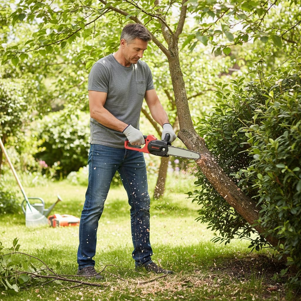 6 Inch (15 Cm) Mini Chainsaw Chain 4-Pack, 37E Drive Links 1/4" LP .043" Gauge Replacement Chain for Wood Branch Cutting, Compatible with 6-Inch Bar &ndash; Damaill image number 6