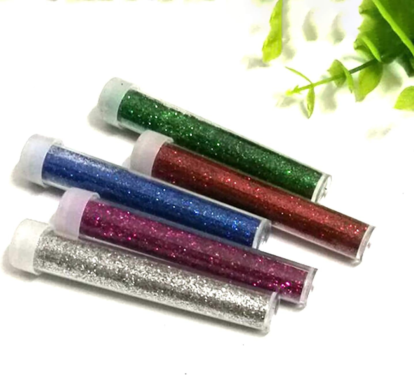 12 Bottles Nail Art Makeup Decoration Glitter Dust Powders Mica Pigments Powder Shimmer image number 3