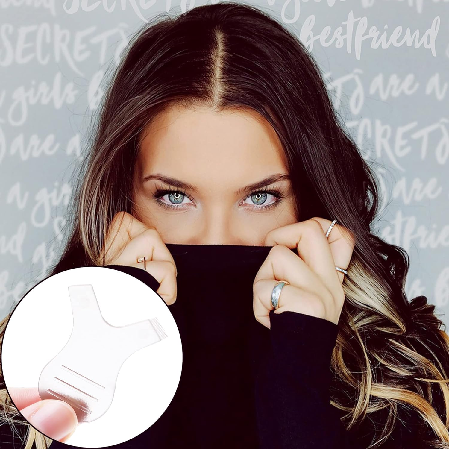 30 Pieces Y Shape Eyelash Brush Perm Lash Lift Brush Silicone Grafting Eyelash Lift Brush for Eyelash Extension Makeup Tool - Clear Color image number 2