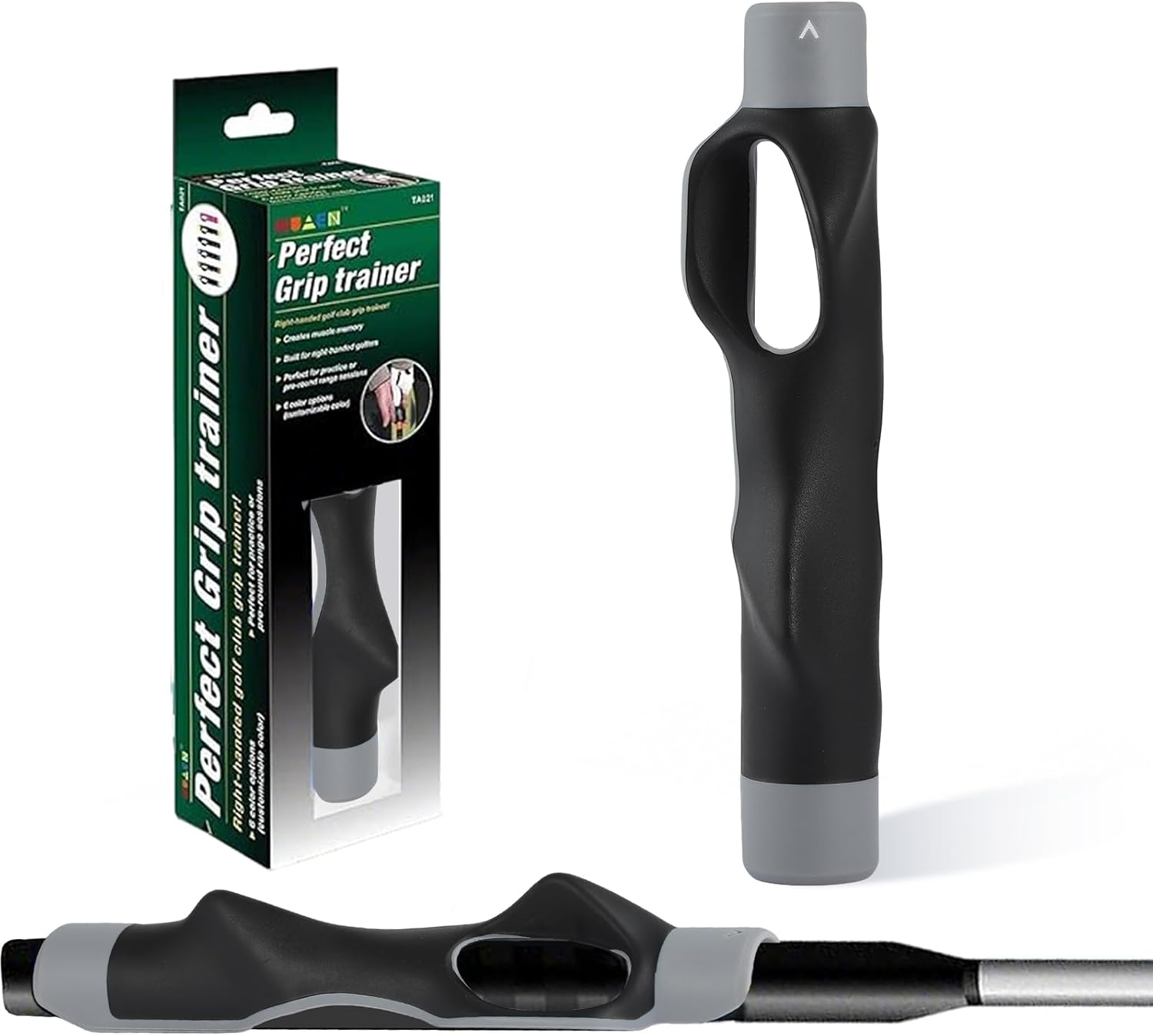 Golf Grip Trainer, Golf Training Grip, Golf Club Grips, Grip Trainer, Golf Grip, Attachment for Improved Hand Positioning on Golf Club