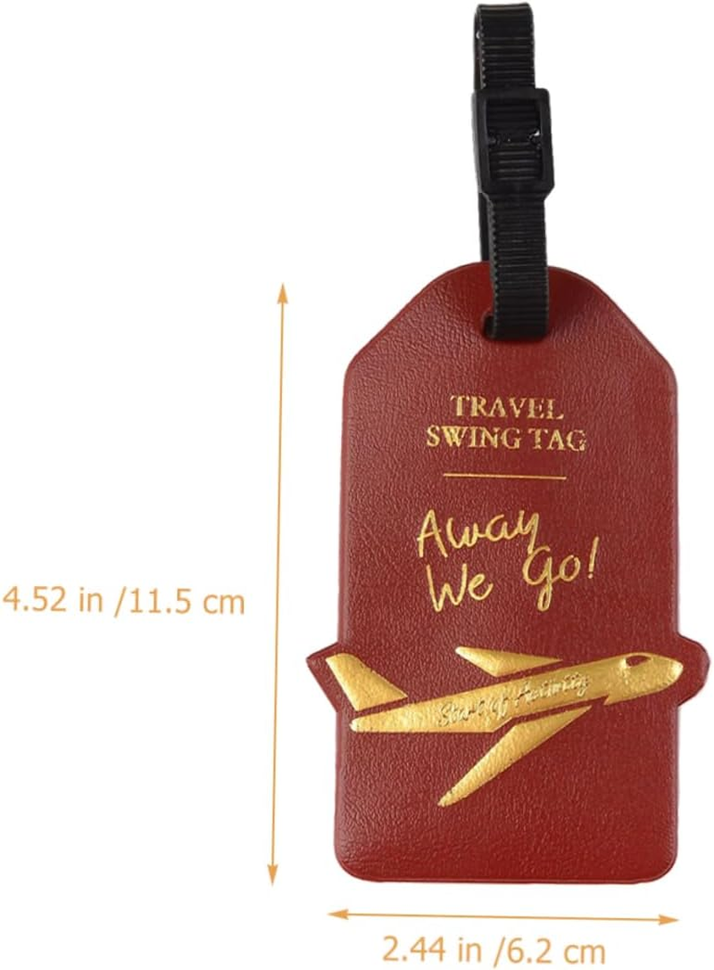 CHILDWEET Travel Suitcase Tag Luggage Id Labels Baggage Tag Straps Connector Random Color image number 1