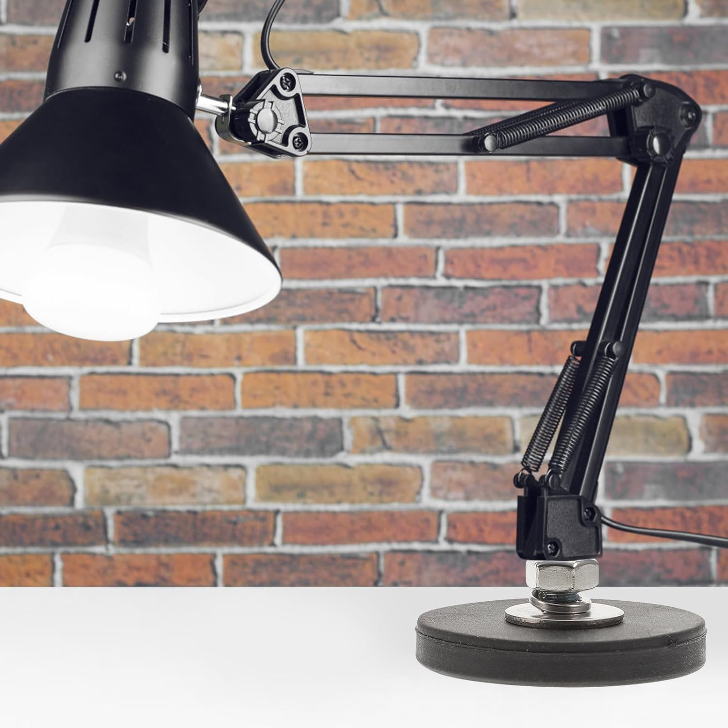 Baluue Rubber Black Base Magnetic Ceiling Threaded Studs Magnetic Car Mount Car Holder with Bolts and Nuts Painted Base Rubber Black Small Coated Coated Bade image number 6