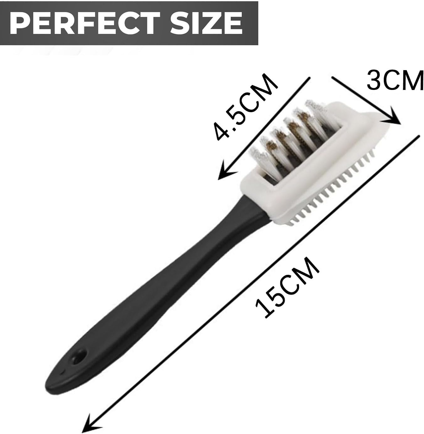 Suede Brush for Boots, Nubuck Brush for Suede Leather, Comprehensive Cleaning Tool for Shoes, Bags, and Jackets, Removes Dirt and Restores Nap, Gentle and Effective image number 3