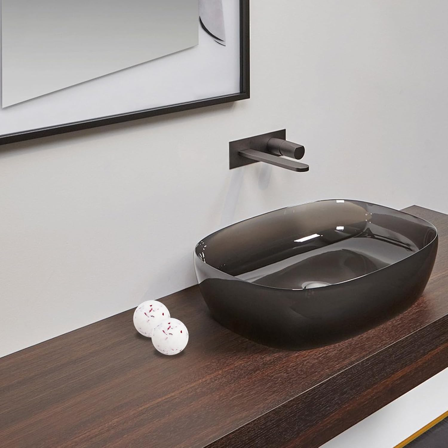 Healeved 2Pcs Bubble Bath Bombs with Essential Oils round Bath Bombs for Skin Care and Moisturizing for Women And image number 6