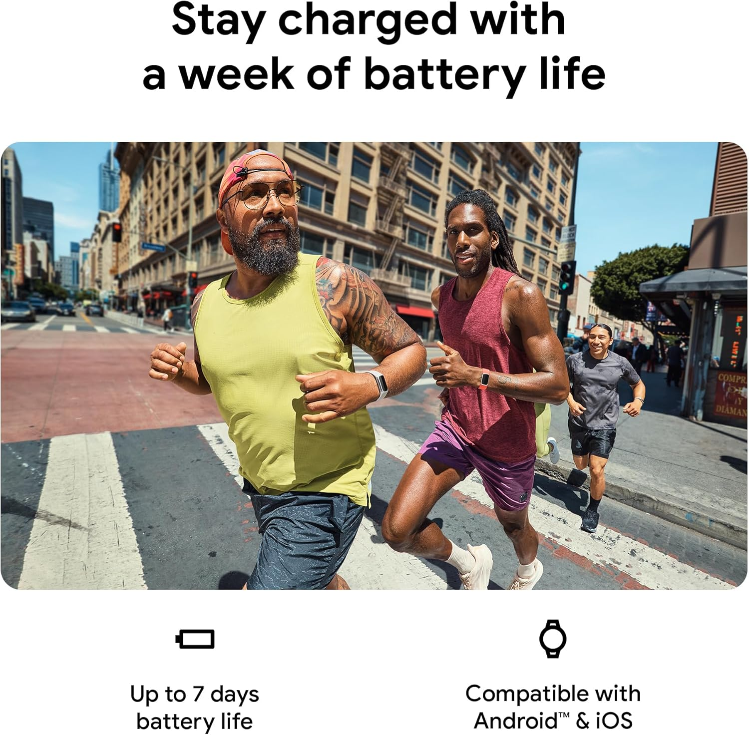 Fitbit Charge 6 Fitness Tracker with Google Apps, Heart Rate on Exercise Equipment, 6-Months Premium Membership Included, GPS, Health Tools and More, Porcelain/Silver, One Size (S & L Bands Included) image number 5