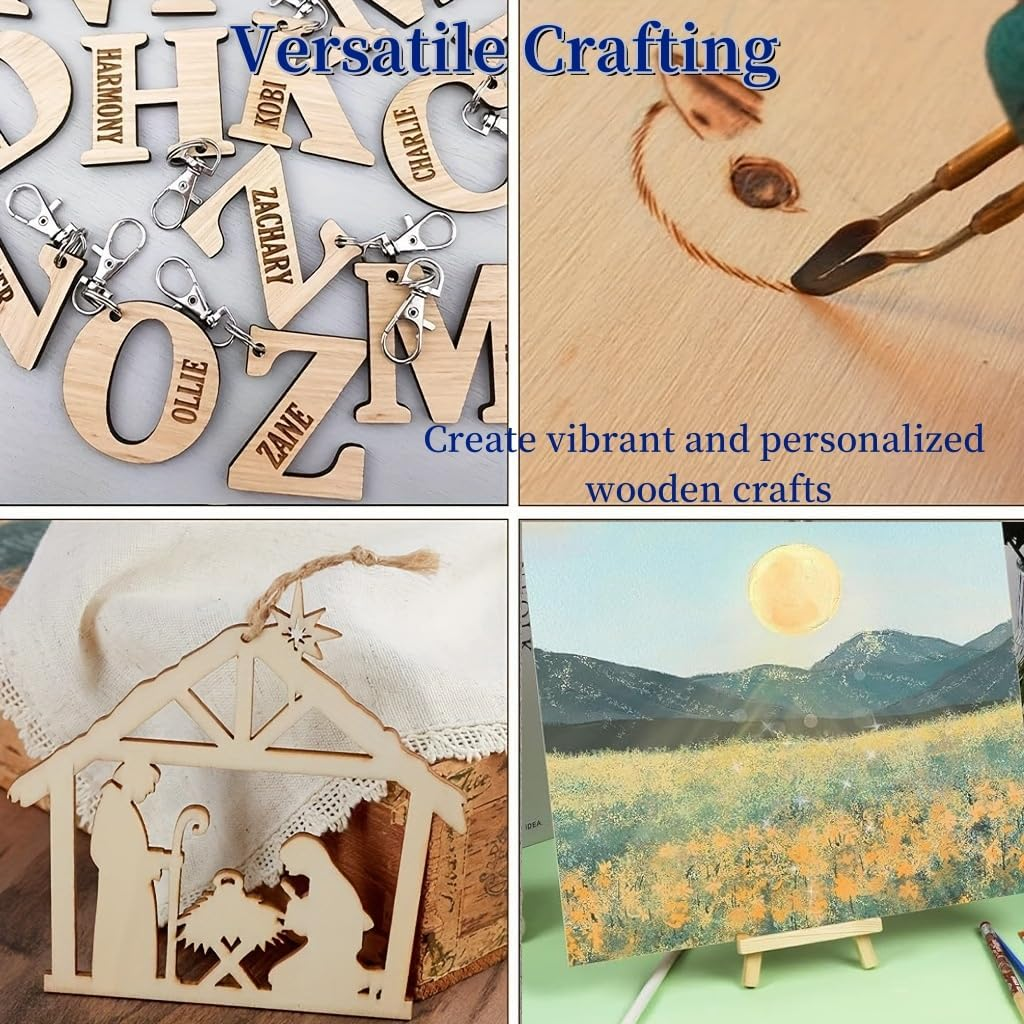 8 Pack Plywood Sheets, Basswood Sheets,1/16 X12 X 12 Inch Wood Sheet, Unfinished Craft Wood, Thin Plywood Wood Sheets, Wood Boards for Crafts, Laser Cutting, Engraving, Wood Burning (8)