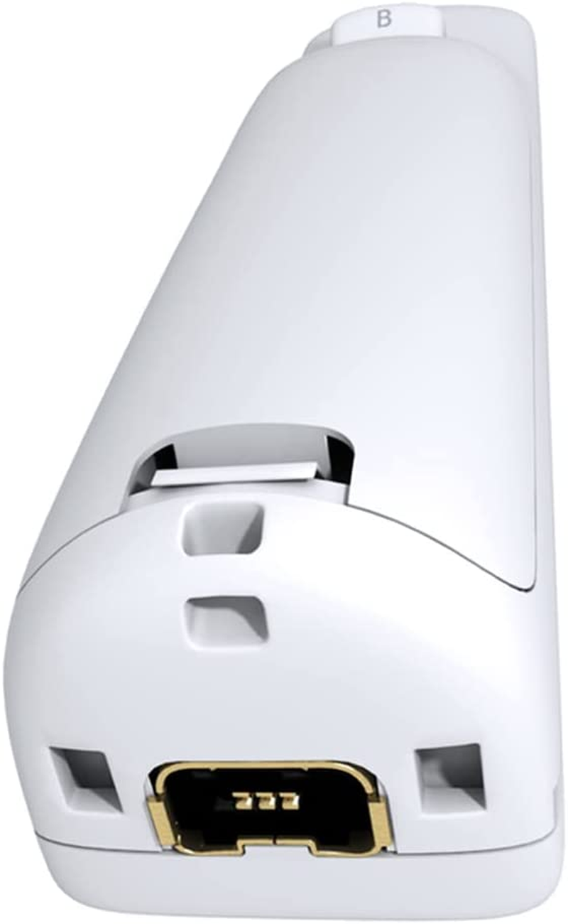 Wii Controller 2 Pack, Wii Remote Controller, with Silicone Case and Wrist Strap, TIANHOO Remote Controller for Wii/Wii U, White image number 2