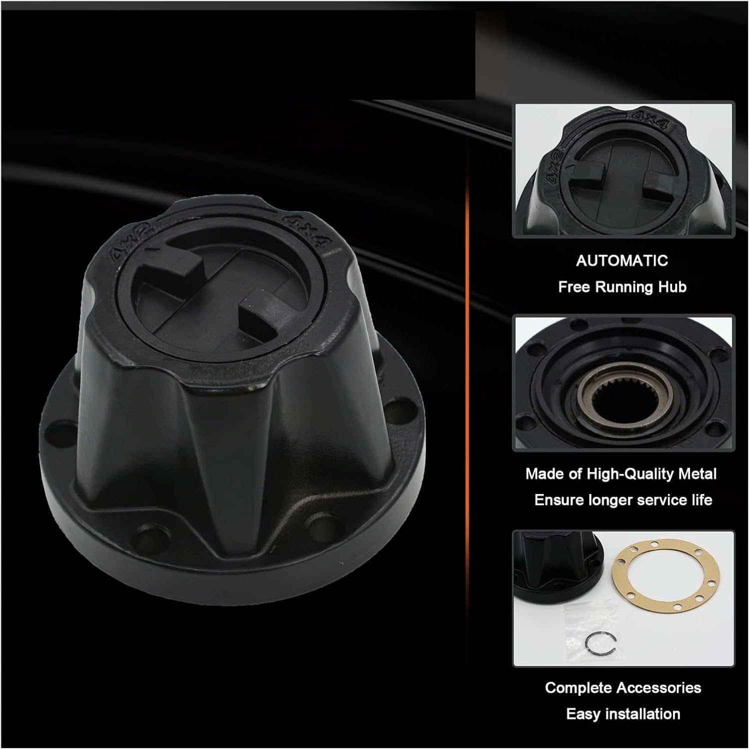 VMDWAQ Fit for SUZUKI Vitara Escudo Sidekik SJ410 SJ413 Samurai Sierra Gran JIMNY Free Wheel Locking Hubs B030 AVM538 1 Piece X image number 1