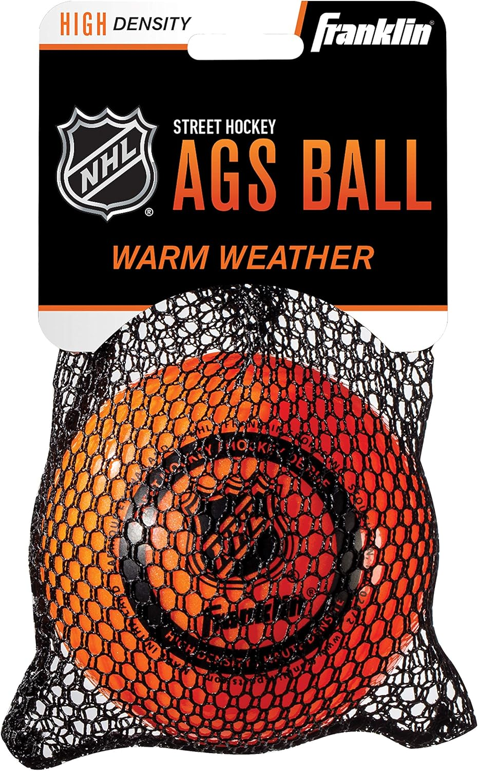 Franklin Sports NHL High Density Street Hockey Ball, 3-Pack image number 2