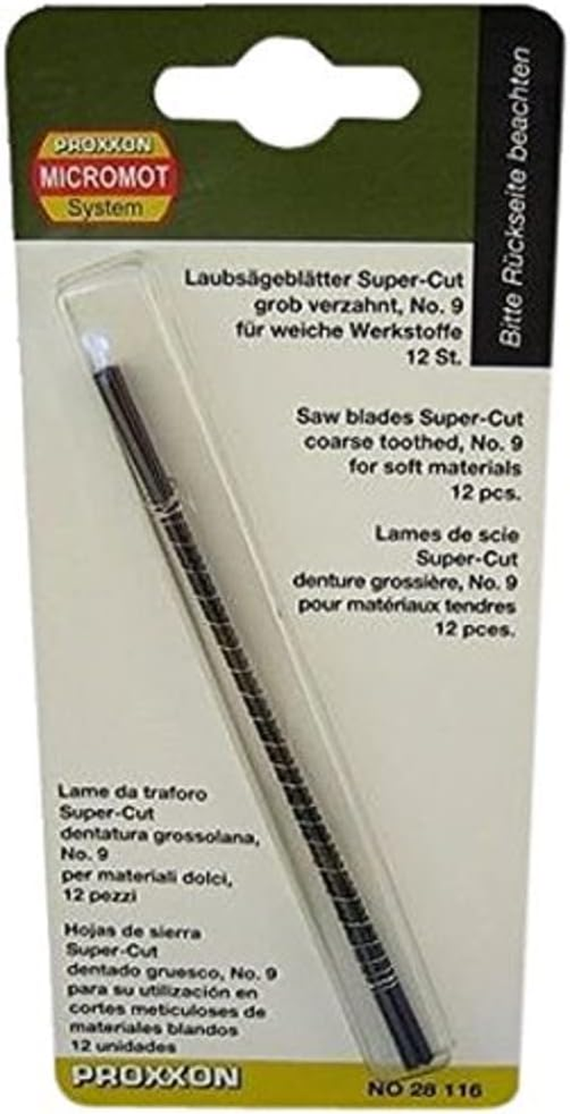 Proxxon Super Cut Fretsaw Blade for Wood, Coarse V, 28116