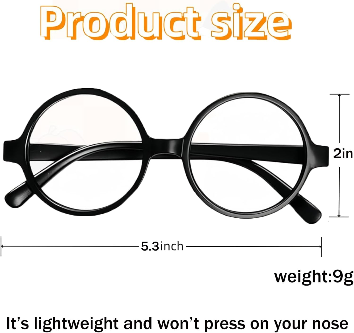 Chipmunks Garment Accessory Sets 1 round Glasses Frame and 3 Ears Headband for Cosplay Halloween Party image number 5