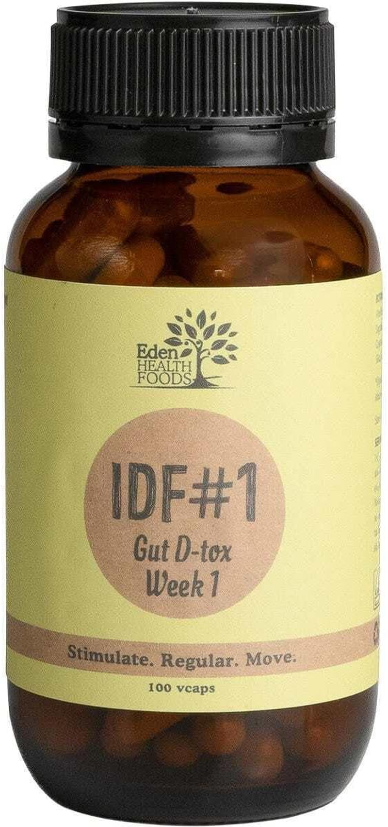 Eden Healthfoods IDF#1 Gut D-Tox Week 1 100 Vegetable Capsules, 0.1950000000000000 image number 1
