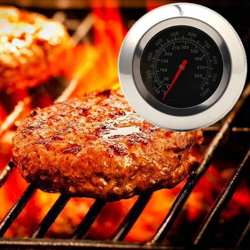 AIMALL Stainless Steel BBQ Smoker Grill Thermometer Temperature Gauge 50-500℃, Easy-To-Read Dial, Durable, Waterproof, Perfect for Outdoor Cooking & Grilling image number 1
