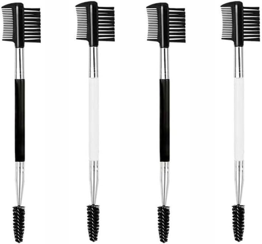 4Pcs Pet Tear Stain Remover Combs, Double-Head Dog Tear Comb Dog Eye Brush Dog Eye Cleaning Comb Brush Dog Facial Grooming Comb for Small Pet