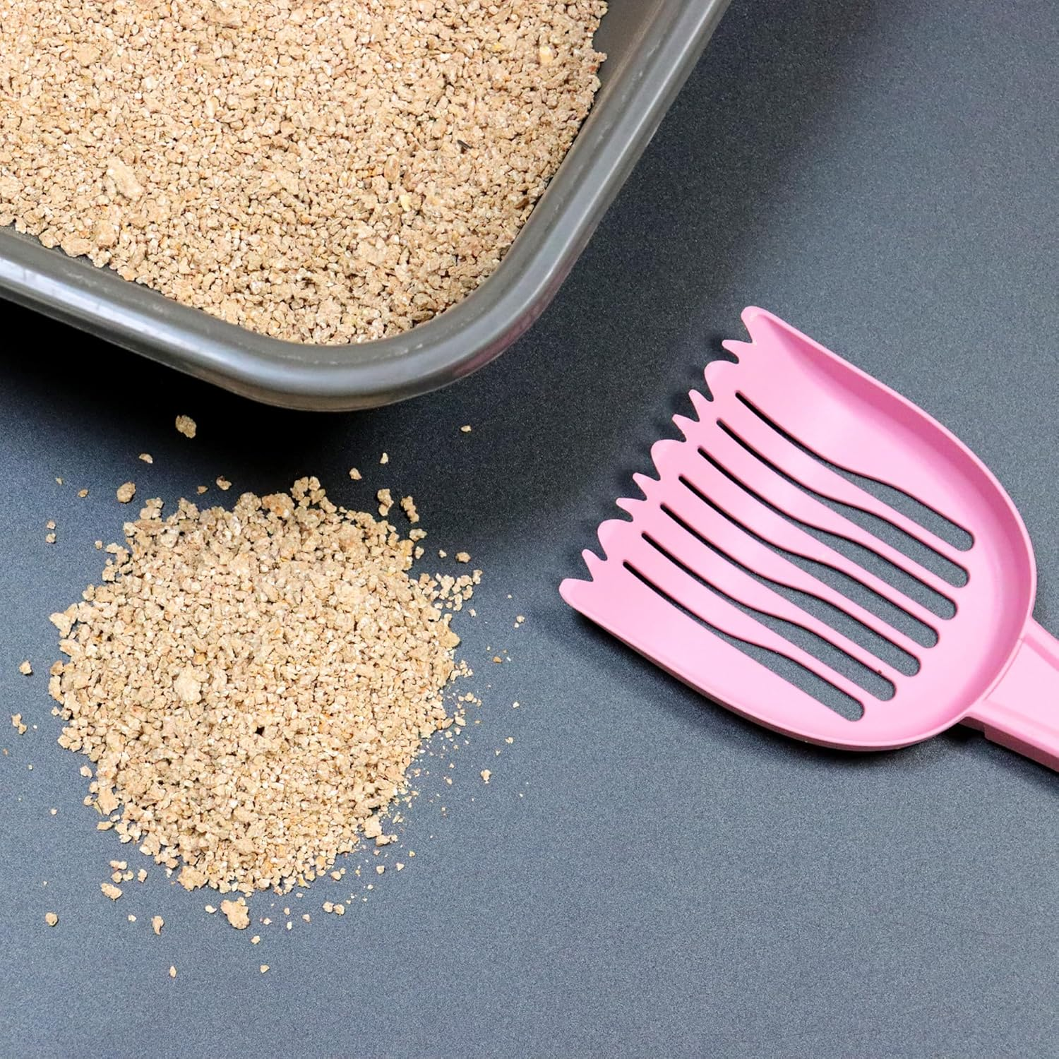 Croci Eco Clean Litter 10 L - Clumping Cat Litter, Biodegradable, Flushes down the Toilet, 100% Vegetable, Long Lasting Anti-Odor Sand image number 5