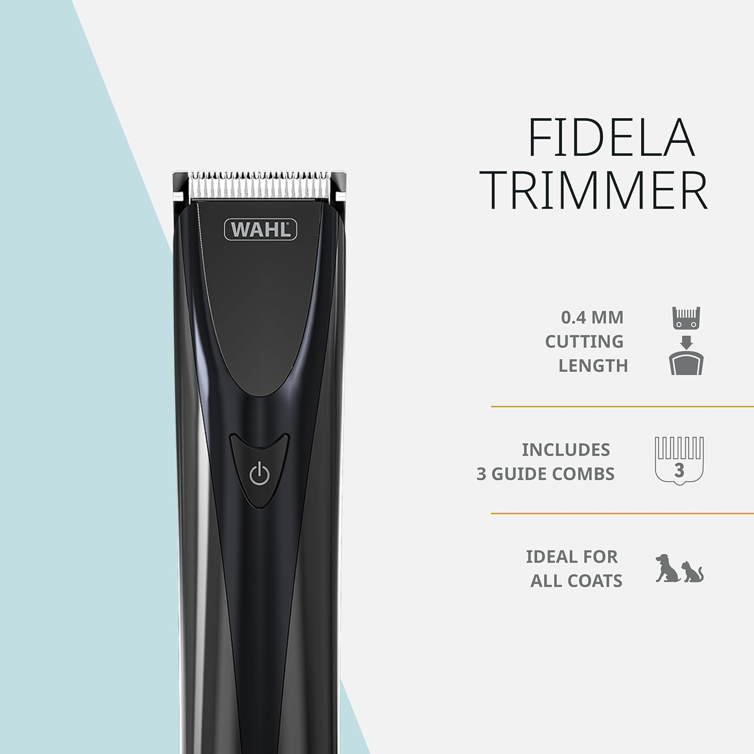 Wahl Professional Pet Trimmer Fidela, Black image number 3