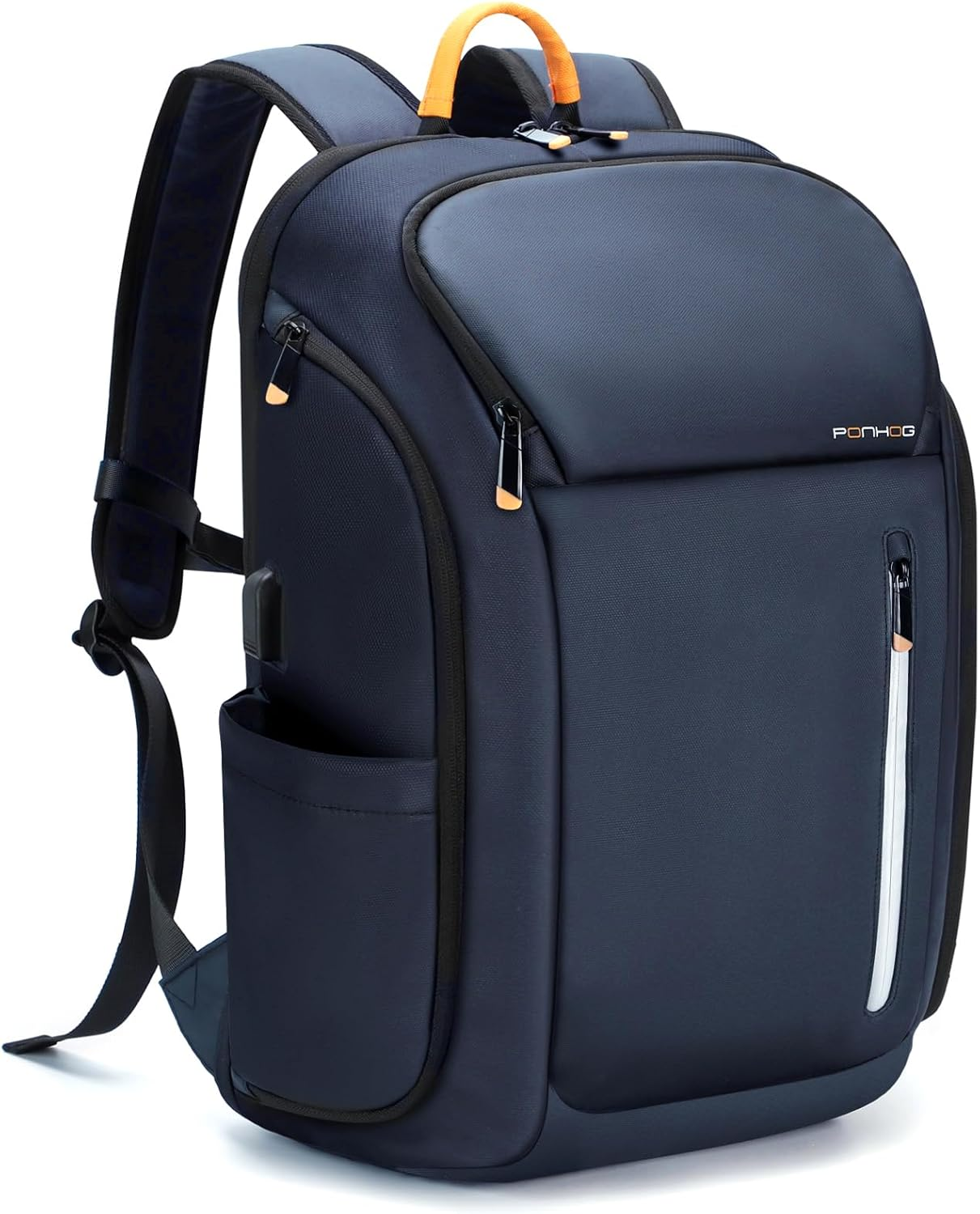 Ponhog Laptop Backpack for Men, Business Backpack with USB Charging Port anti Theft Computer Backpack