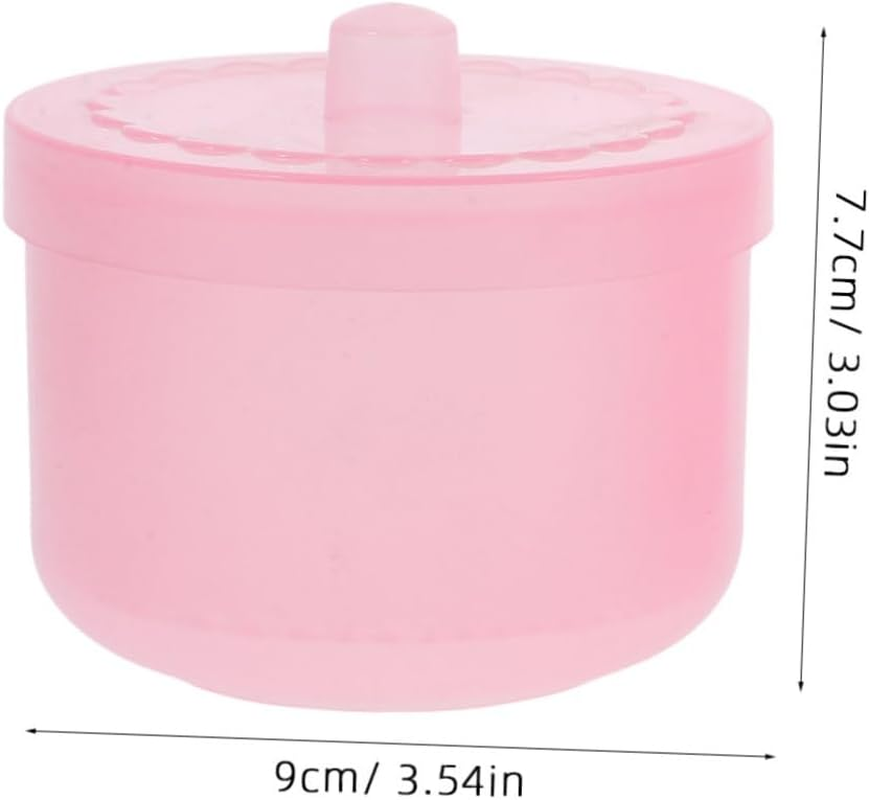 Garneck 2Pcs Nail Tool Sterilizer Box with Dual Filter Manicure Cleaner Case for Nail Drill Bits Tweezers and Clippers Soaking Tray for Salon and Home Use Pink image number 5