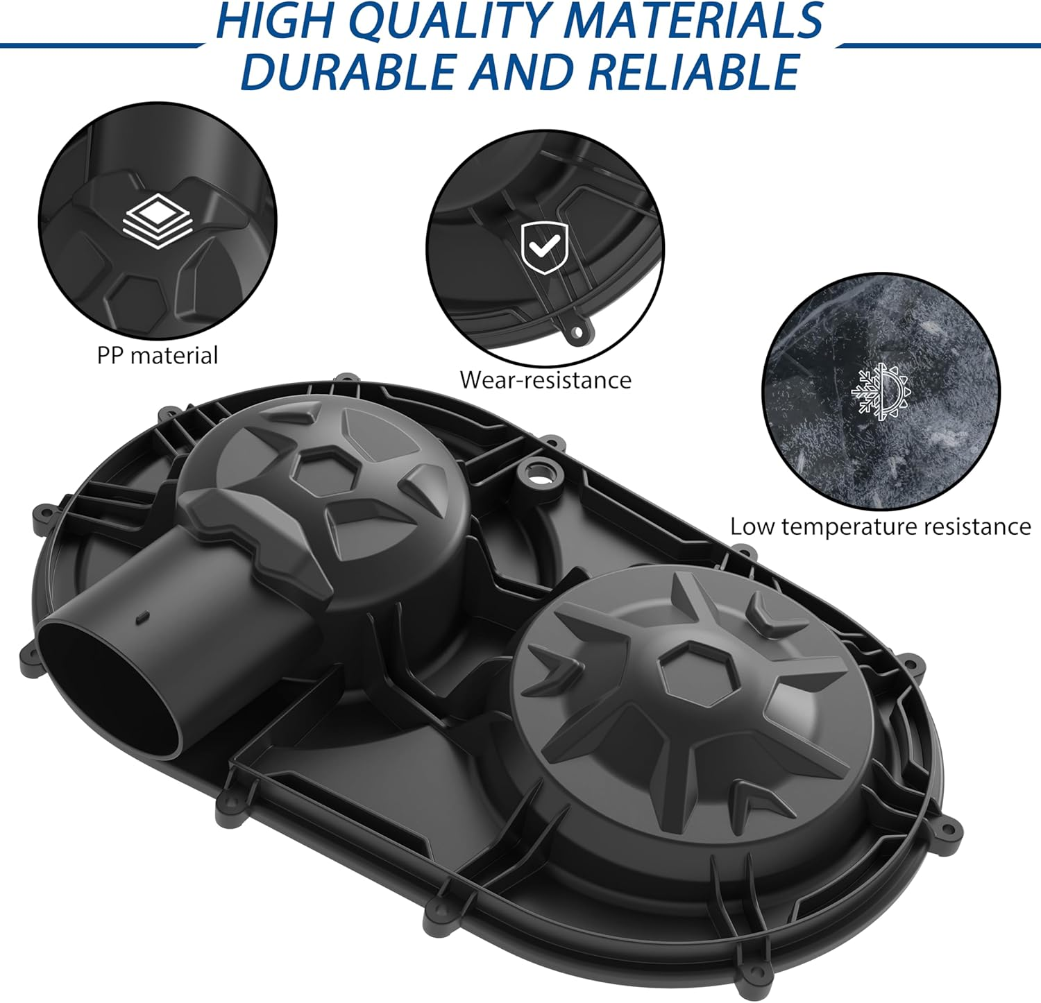 SAUTVS CVT Clutch Cover Variator Clutch Housing Outer for Can-Am Maverick X3 Max 2017-2024 Accessories, Replace #420212508 image number 6