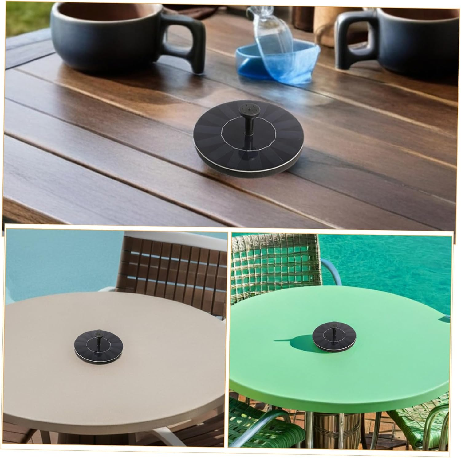 Solar Floating Fountain Pump Compact Solar Water Fountain for Bird Baths Ponds Garden Decor Outdoor Year-Round Energy-Saving Automatic Activation image number 6