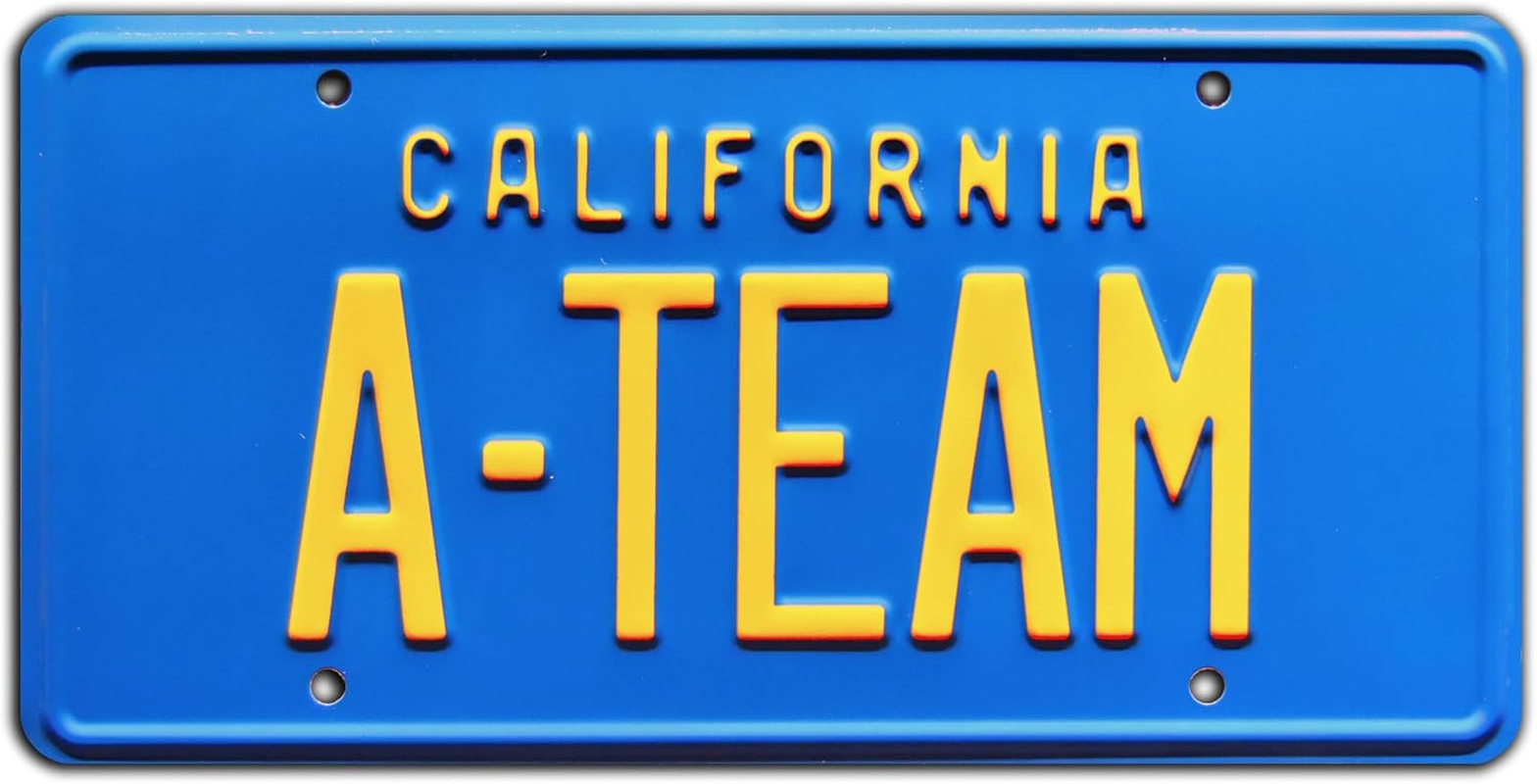 The A-Team | A-TEAM | Metal Stamped License Plate image number 3